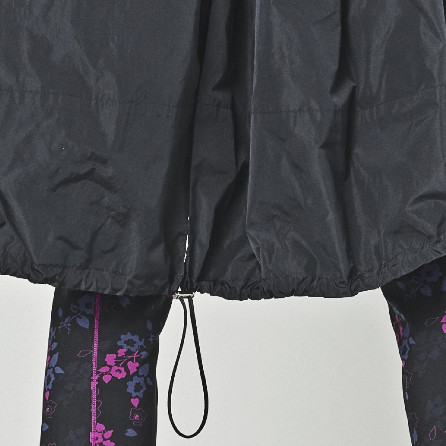 - Embrace - Technical Checked Coat - Black/Navy