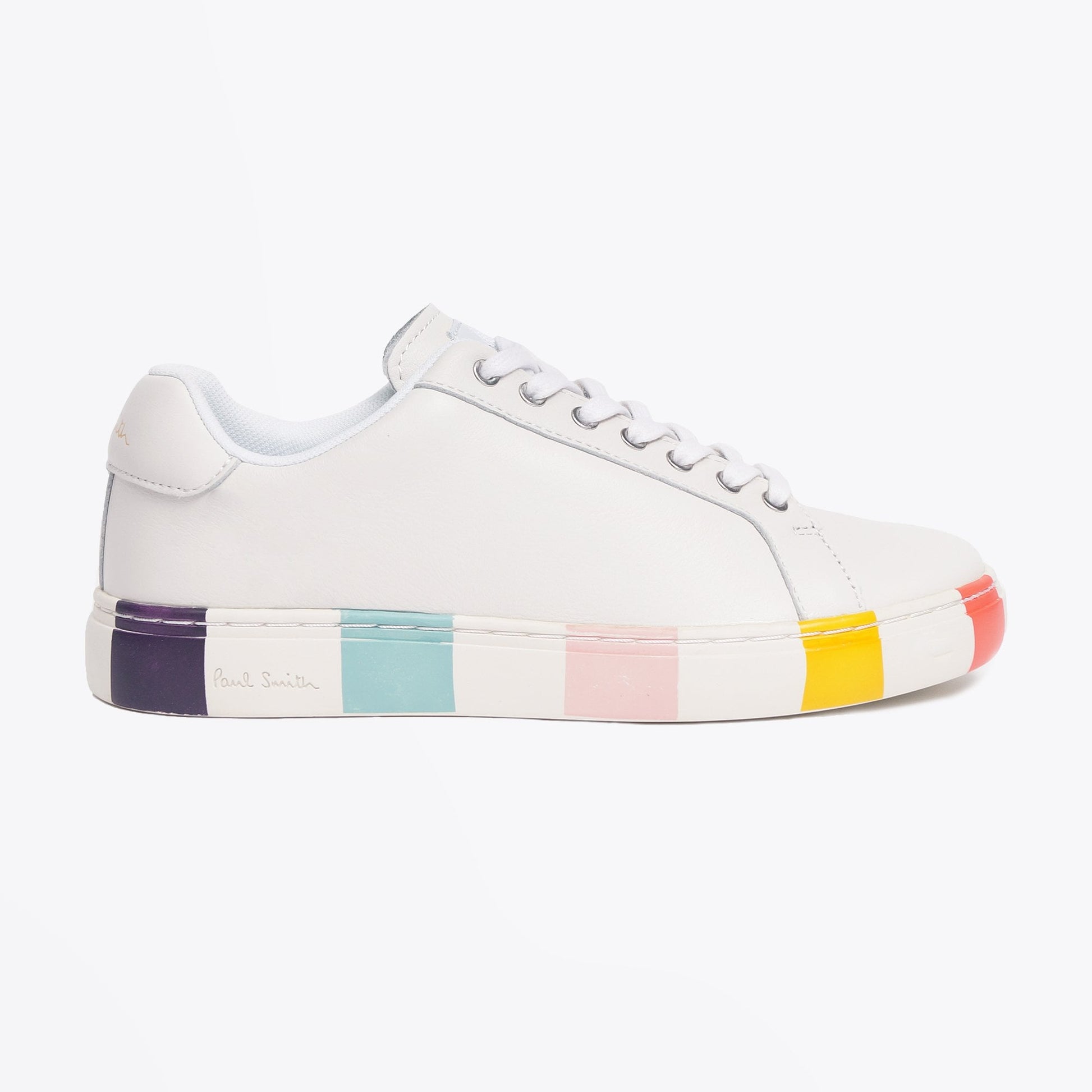 Paul Leather 'Lapin' Stripe Sneakers - White