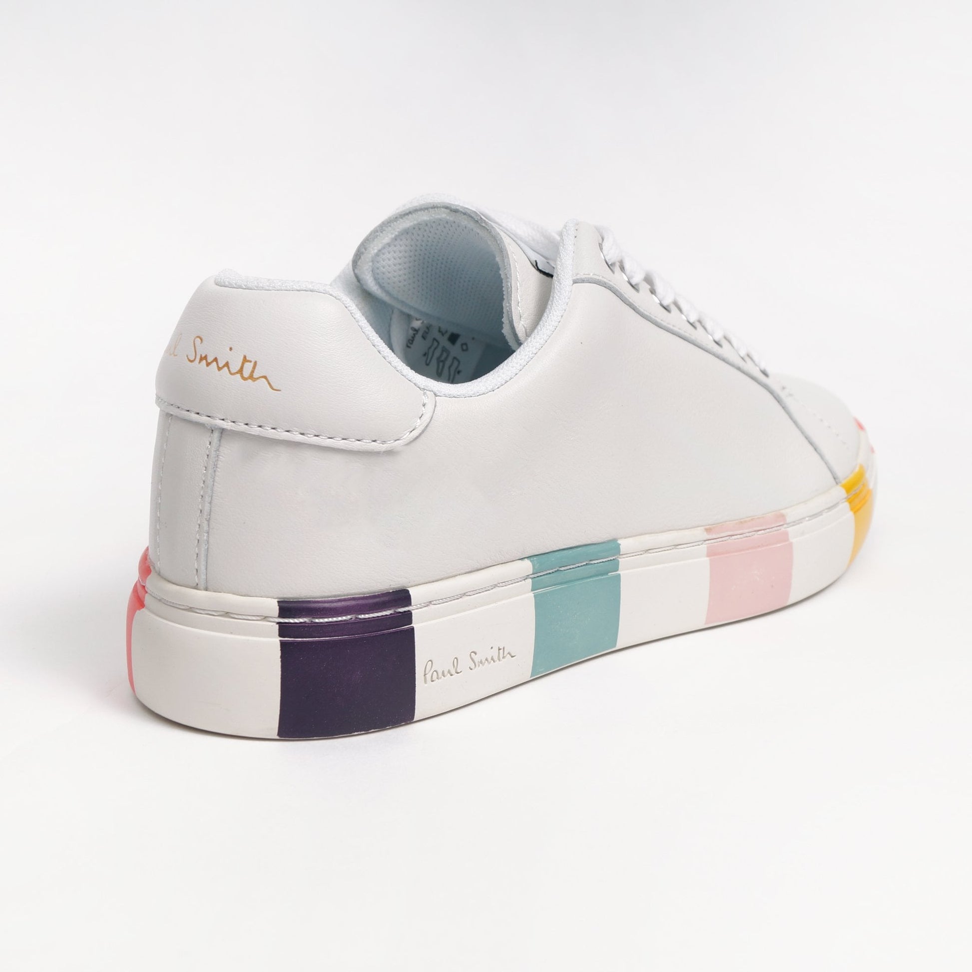 Paul Leather 'Lapin' Stripe Sneakers - White