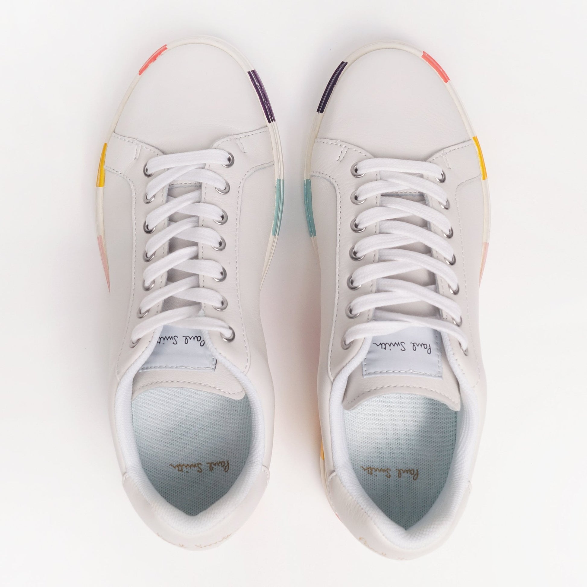 Paul Leather 'Lapin' Stripe Sneakers - White