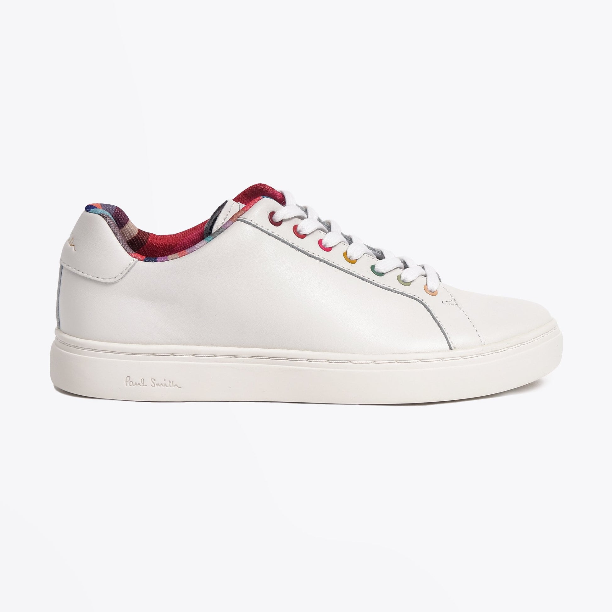 Paul Leather 'Lapin' Multi Eyelet Sneakers - White