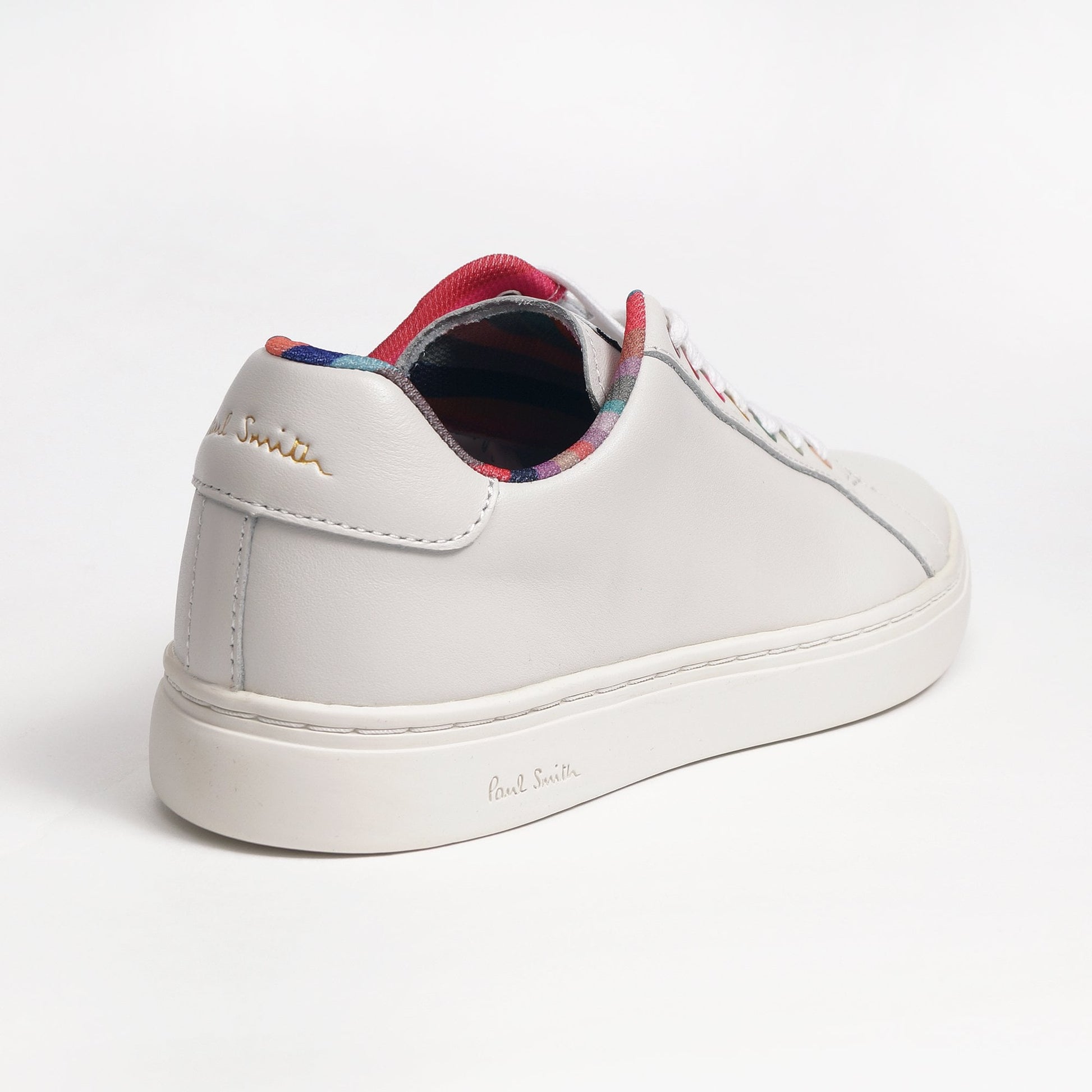 Paul Leather 'Lapin' Multi Eyelet Sneakers - White