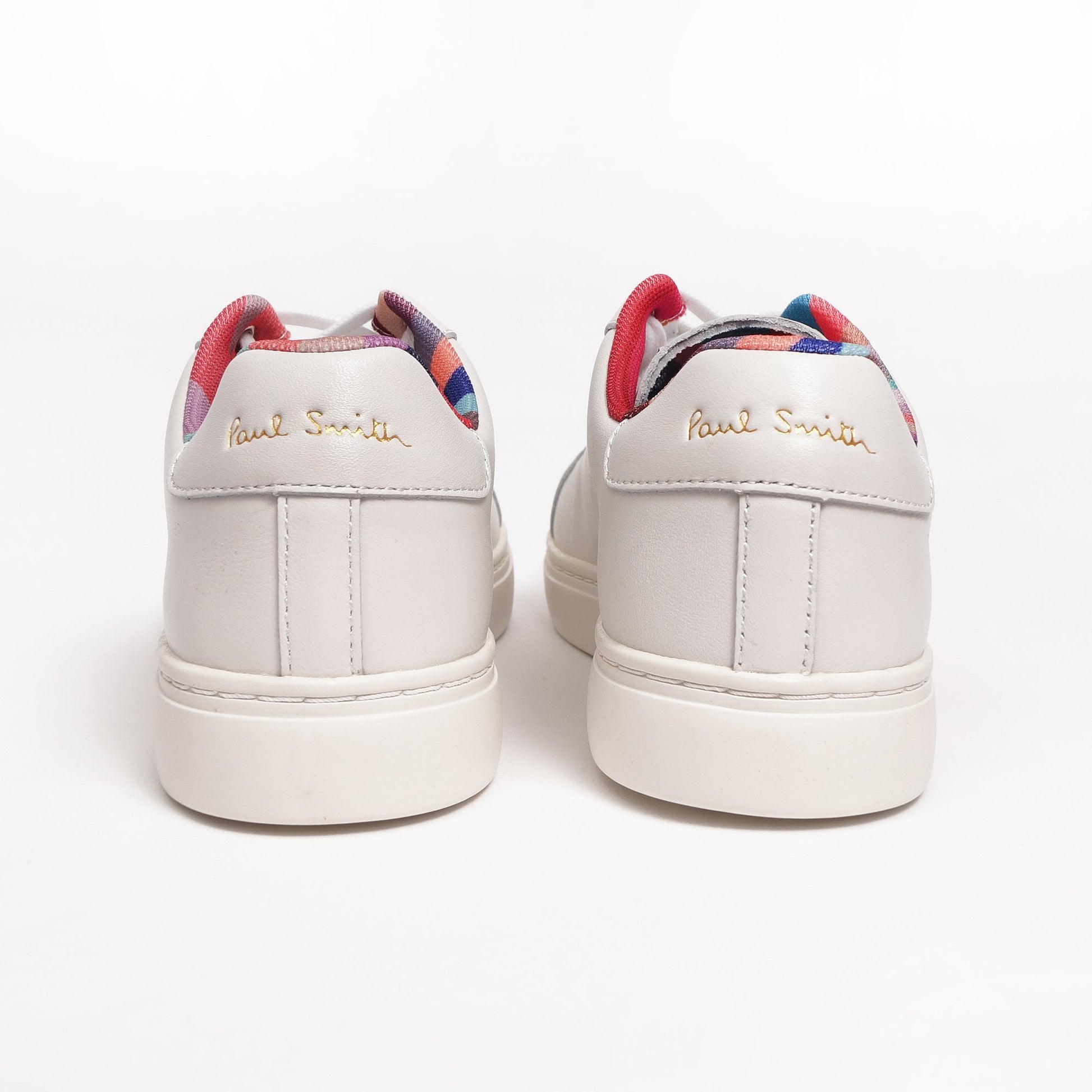 Paul Leather 'Lapin' Multi Eyelet Sneakers - White