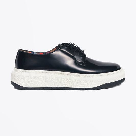 - Patent Leather 'Sade' Creeper Shoe - Black