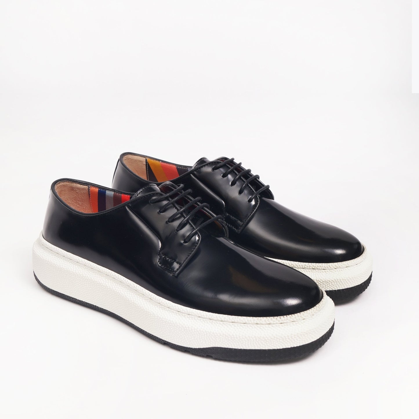 - Patent Leather 'Sade' Creeper Shoe - Black