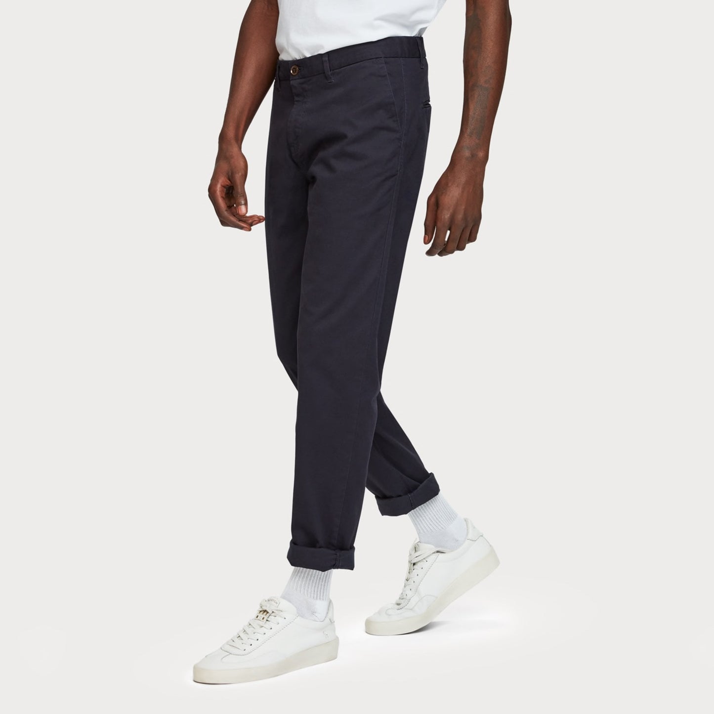 - Stuart - Stretch Cotton Chino - Navy