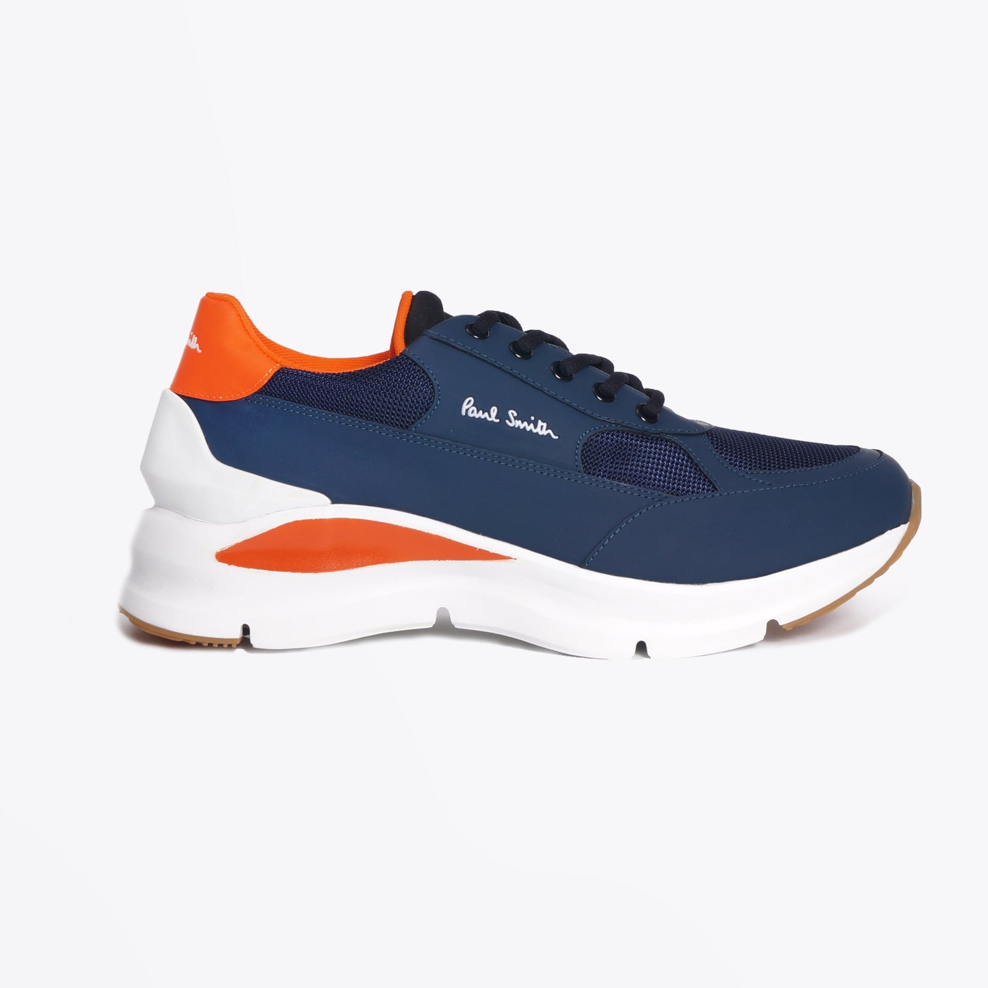Paul Leather 'Ranger' Trainers - Dark Navy