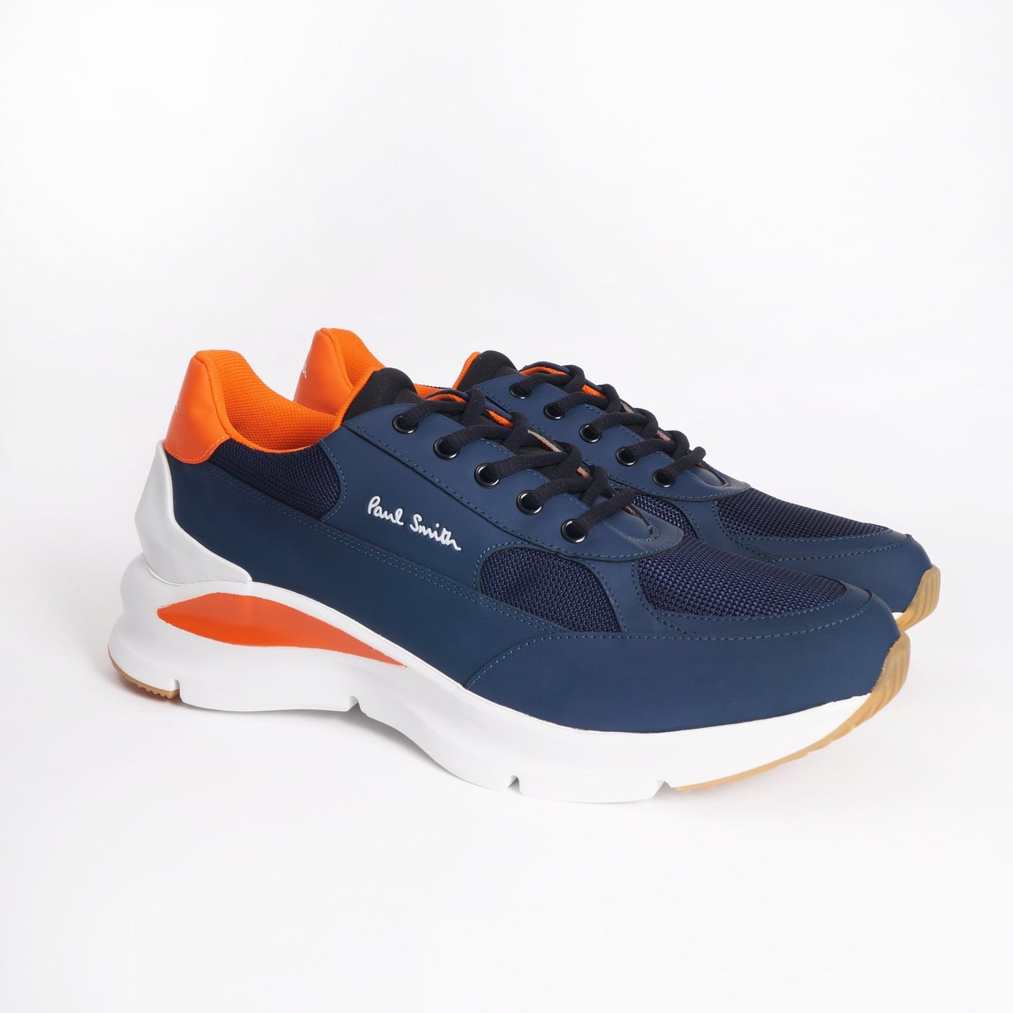Leather 'Ranger' Trainers - Dark Navy