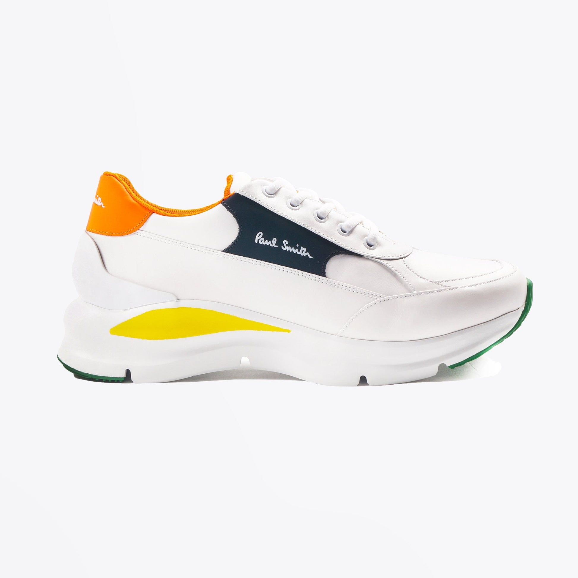 Paul - Leather 'Ranger' Trainers - White