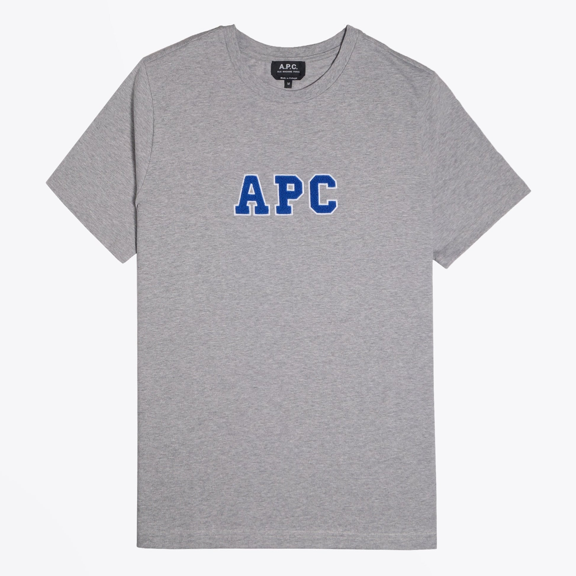 A.P.C. Gael - Collage Logo T-Shirt - Heather Grey