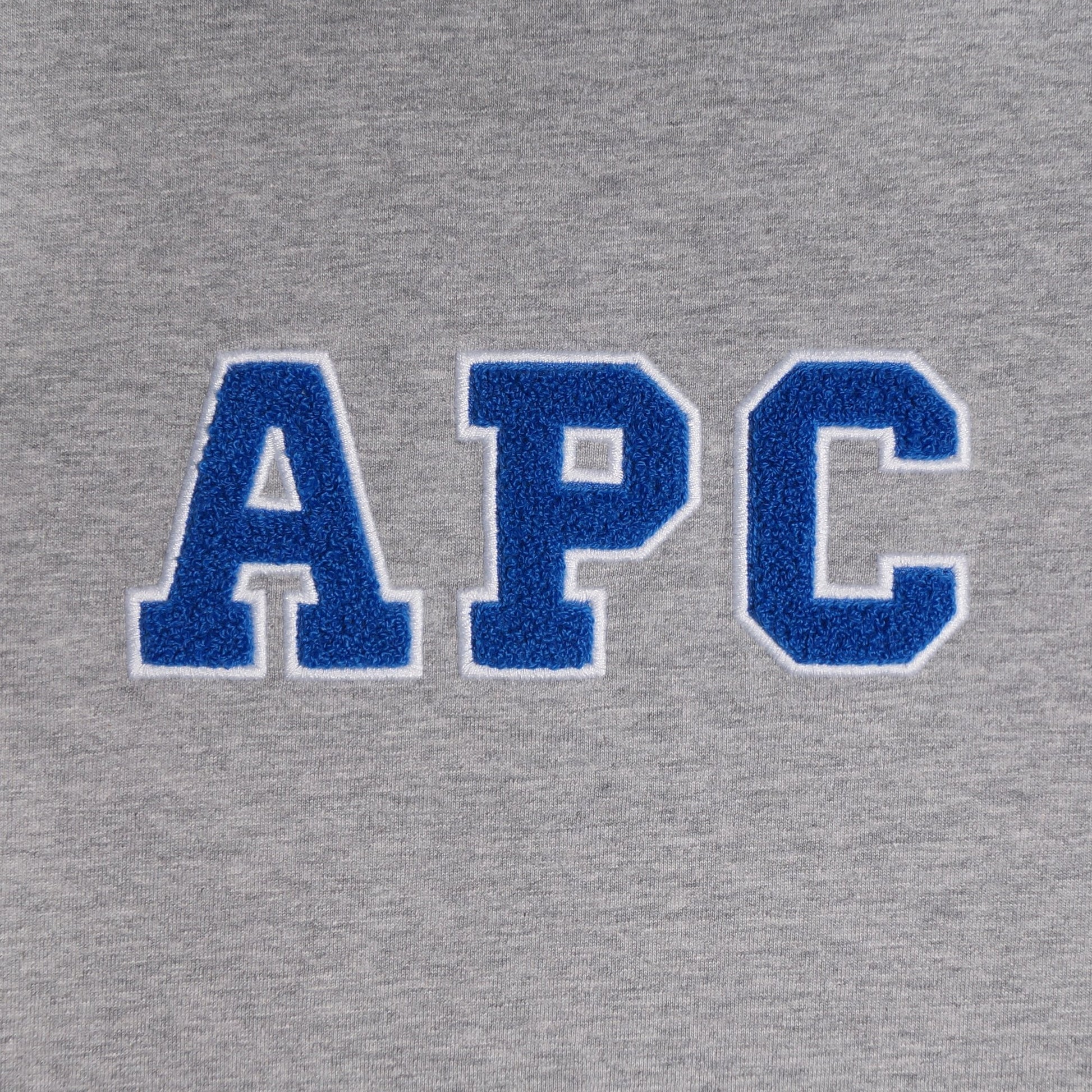 A.P.C. Gael - Collage Logo T-Shirt - Heather Grey