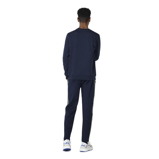 Malcolm - Collage Logo Sweater - Navy
