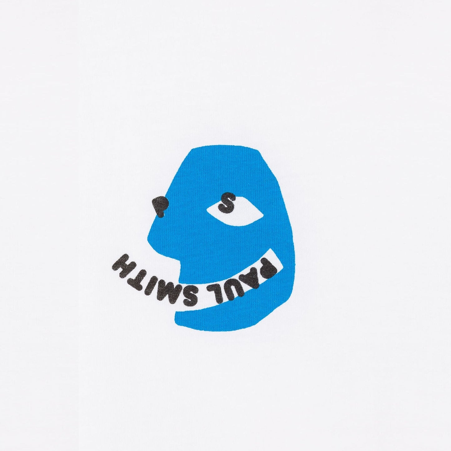 - Organic Cotton 'PS Face' T-Shirt - White