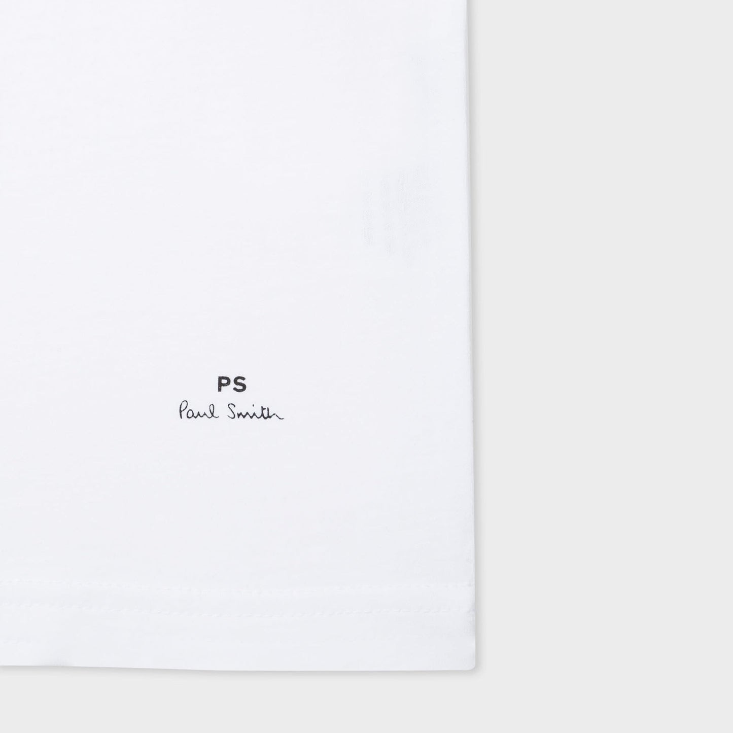 - Organic Cotton 'PS Face' T-Shirt - White