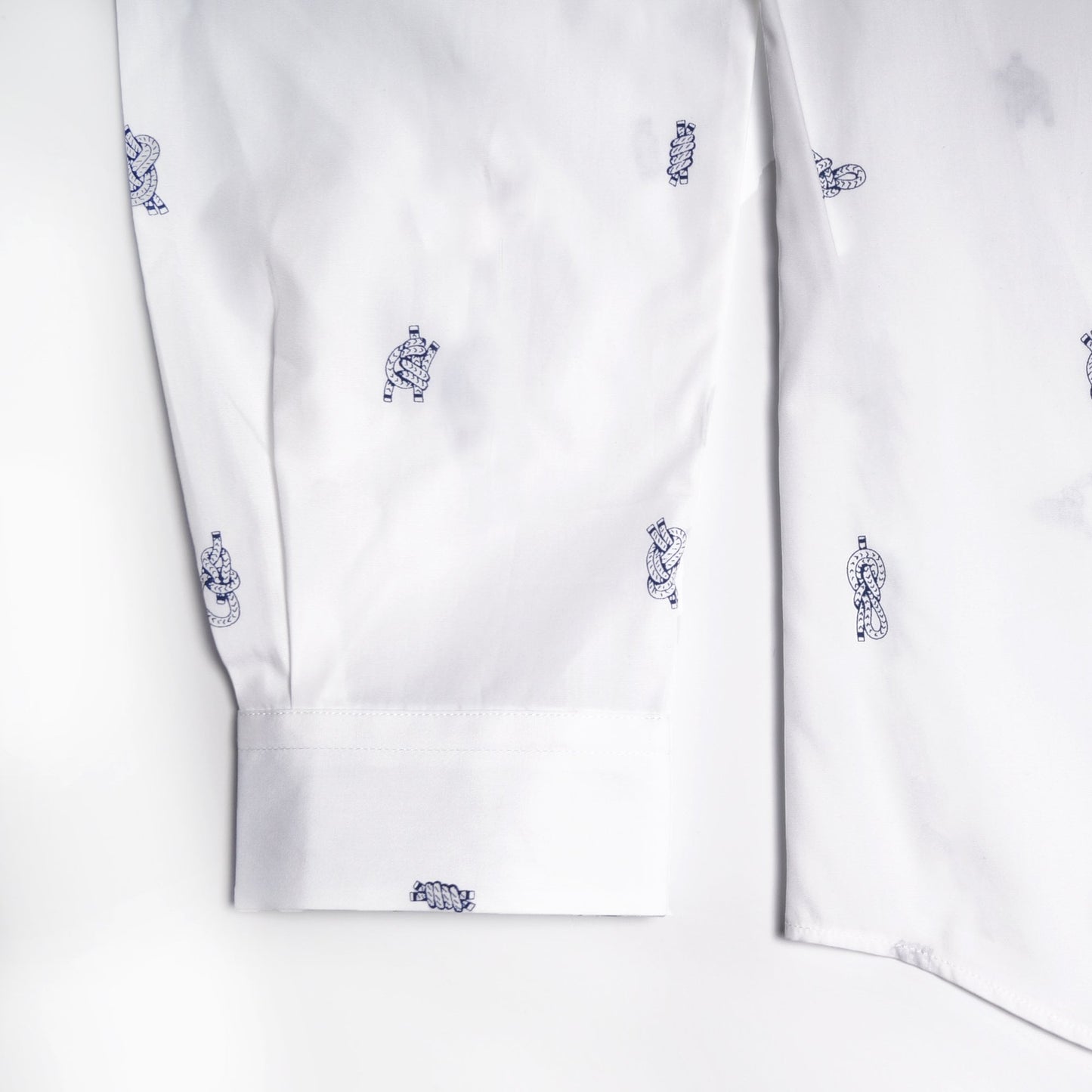 - Climbers Knots Print Shirt - White