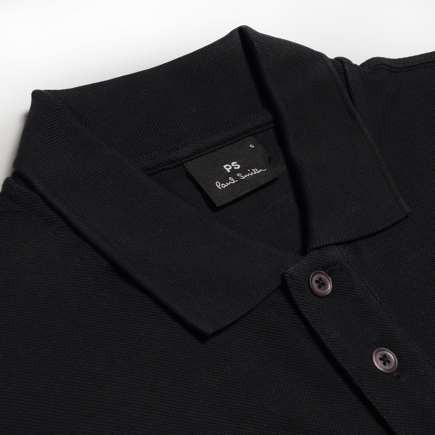 - Cotton 'Angel Monkey' Polo Shirt - Black