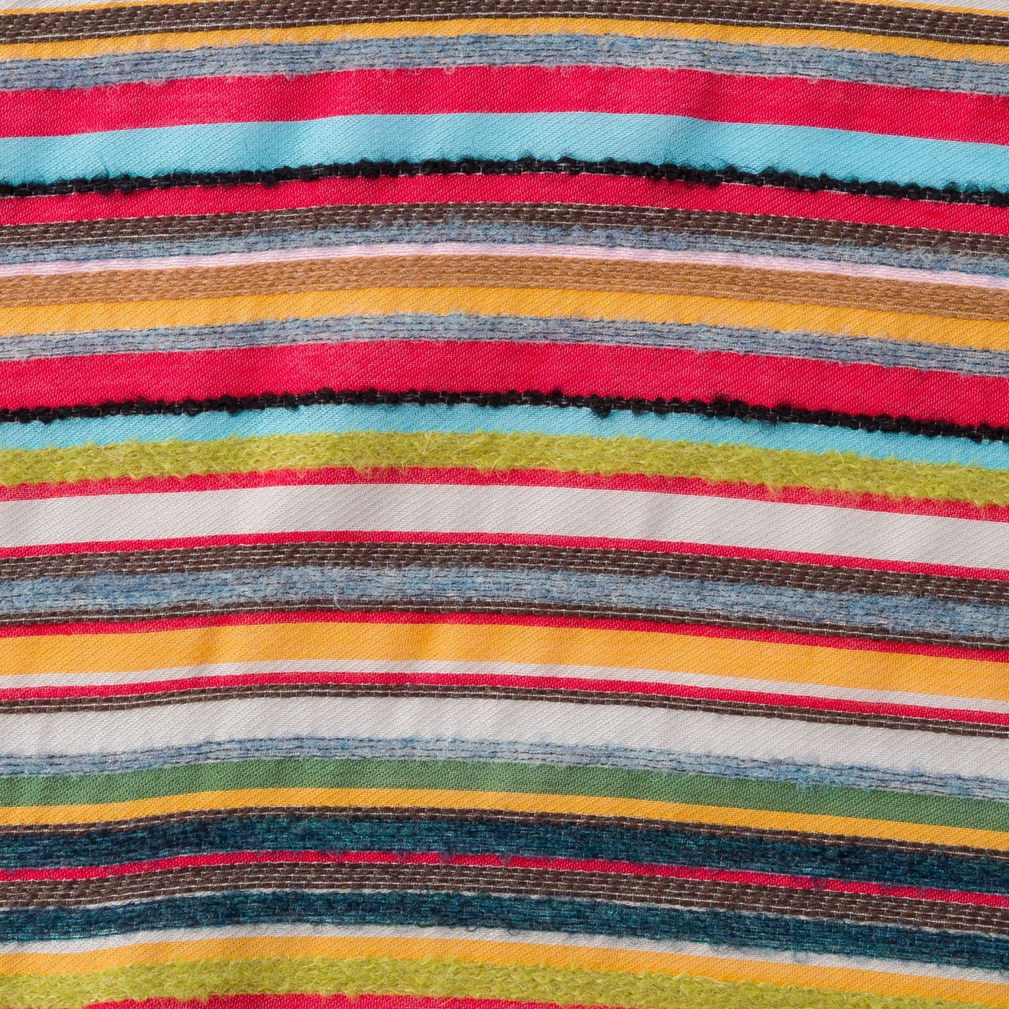 - Stripe Textured Scarf - Multi