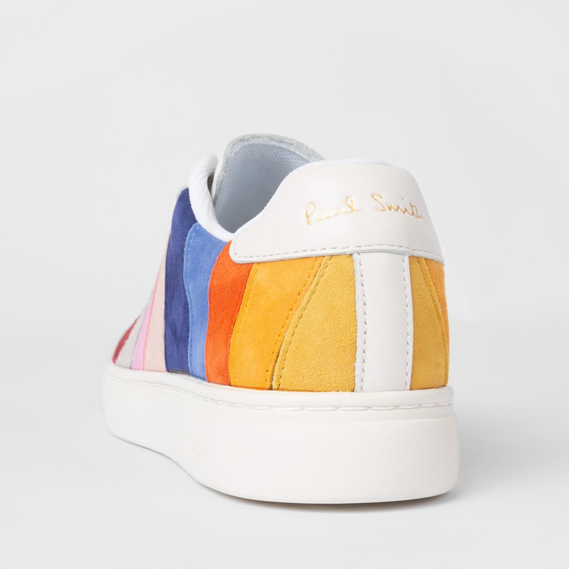 Paul Leather Colour Block 'Lapin' Trainers - White
