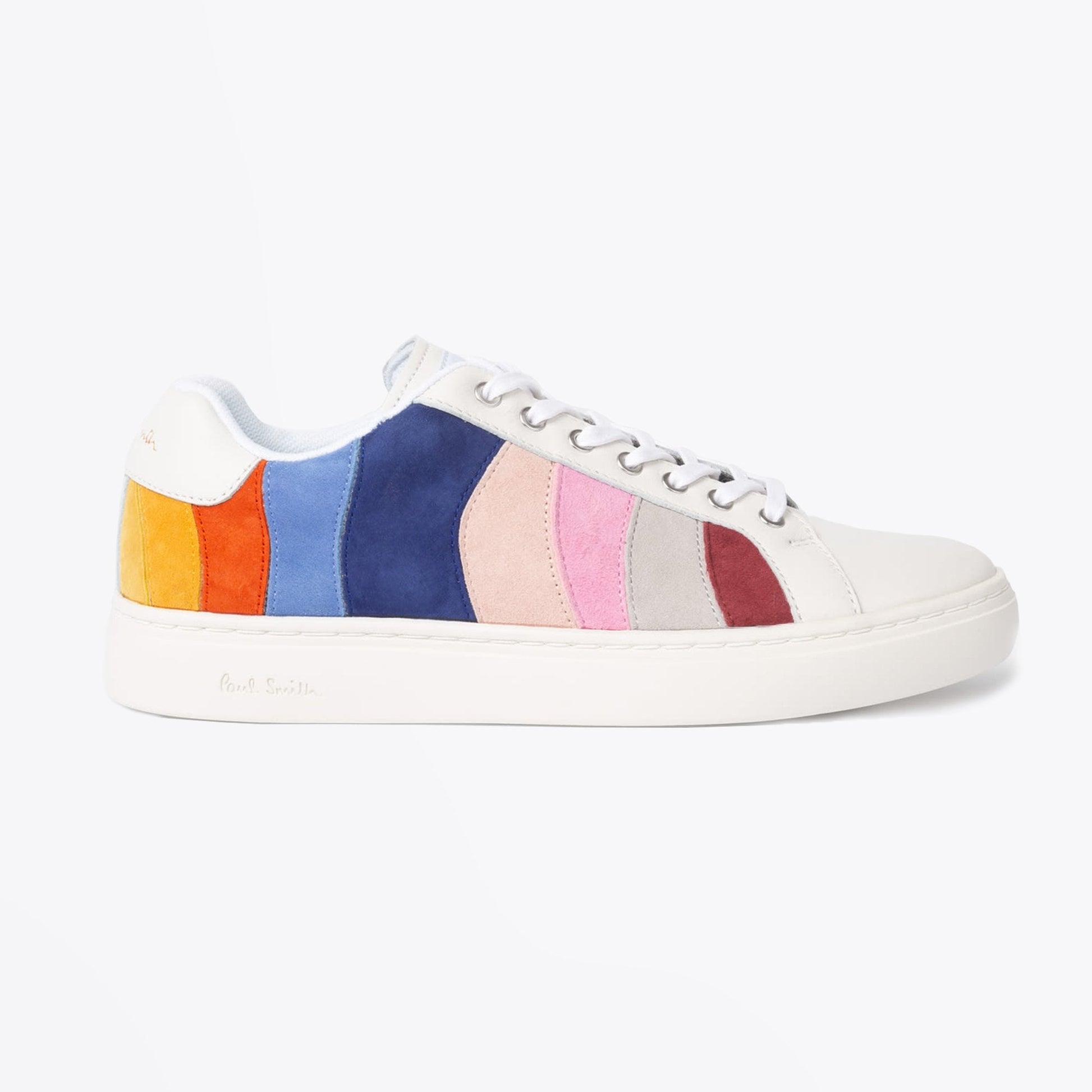 Paul Leather Colour Block 'Lapin' Trainers - White