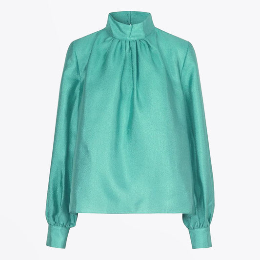 - Eddy Textured Top - Aqua