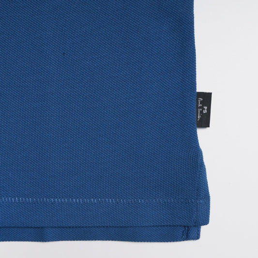 - Cotton 'Angel Monkey' Polo Shirt - Cobalt Blue