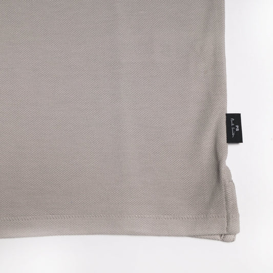 - Cotton 'Angel Monkey' Polo Shirt - Grey