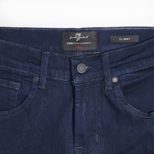 - Slimmy Luxe Performance Jeans - Dark Blue