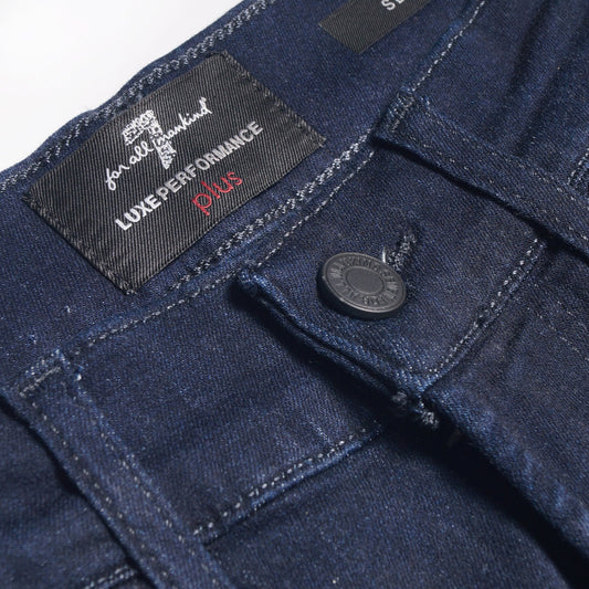 - Slimmy Luxe Performance Jeans - Dark Blue