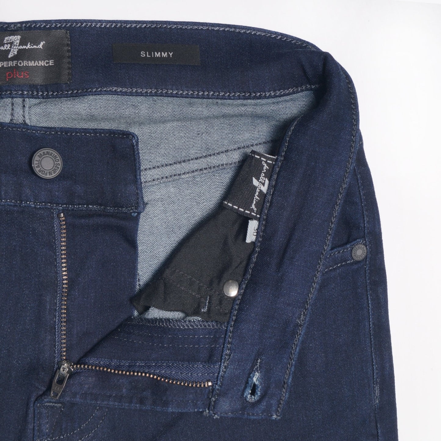 - Slimmy Luxe Performance Jeans - Dark Blue