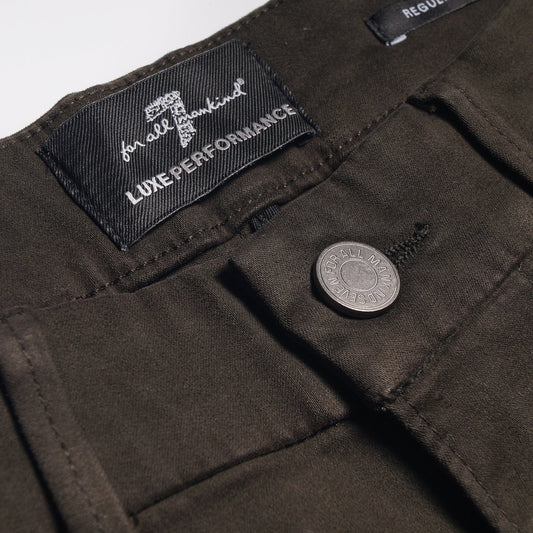 - Slimmy Luxe Chinos - Dark Green