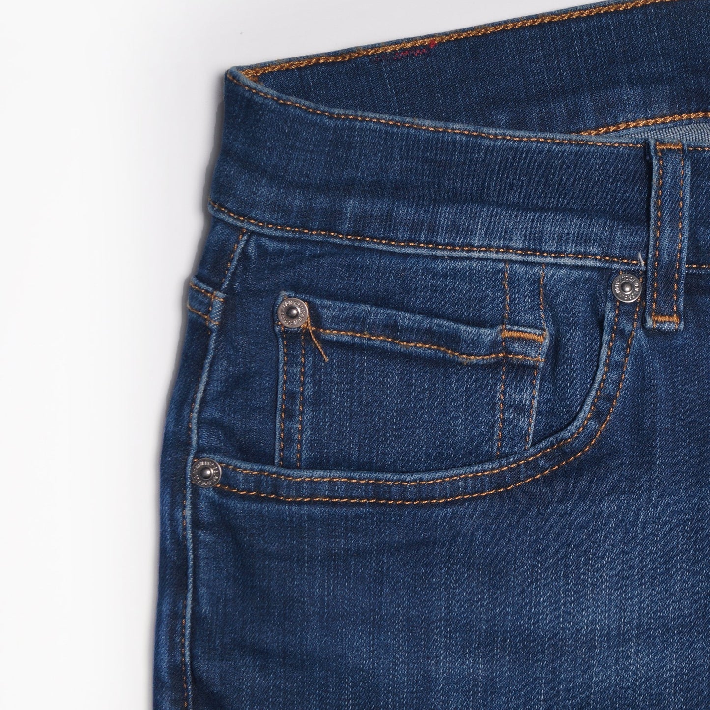 - Slimmy Tapered Stretch Tek Jeans - Dark-Blue