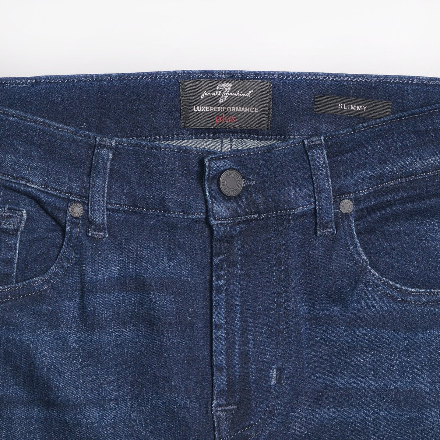 - Slimmy Luxe Performance Jeans - Dark-Blue