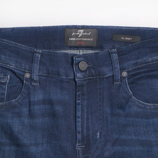 - Slimmy Luxe Performance Jeans - Dark-Blue