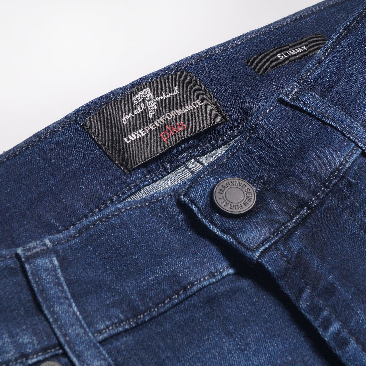 - Slimmy Luxe Performance Jeans - Dark-Blue