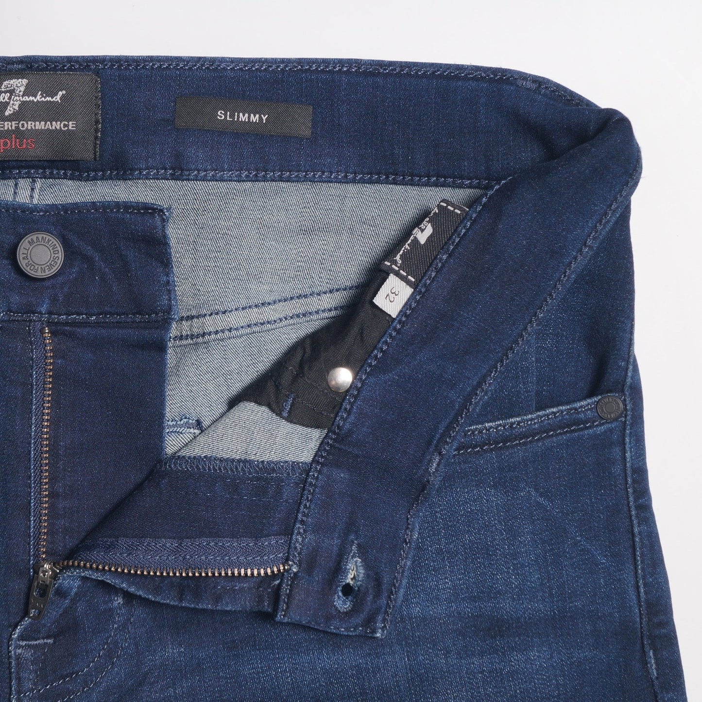 - Slimmy Luxe Performance Jeans - Dark-Blue