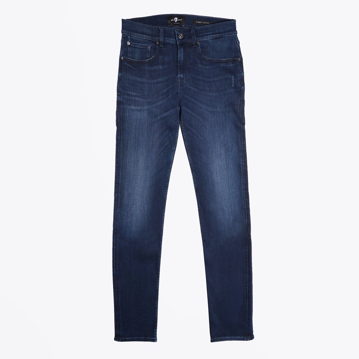 - Slimmy Tapered Stretch Tek Jeans - Dark Blue