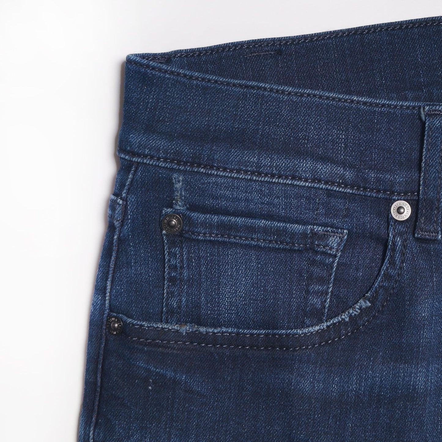 - Slimmy Tapered Stretch Tek Jeans - Dark Blue