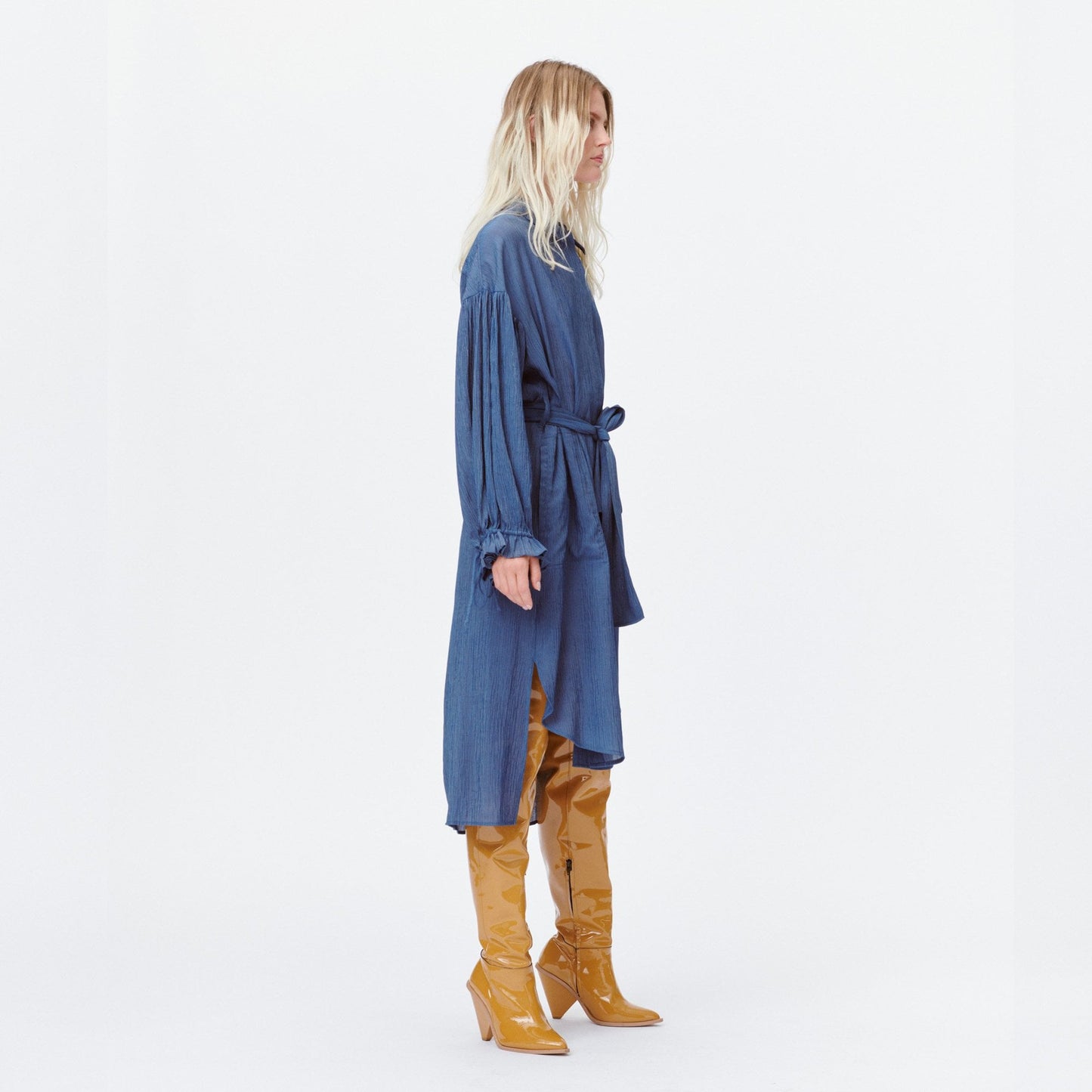 - Lynwood - Shirt Dress - Blue