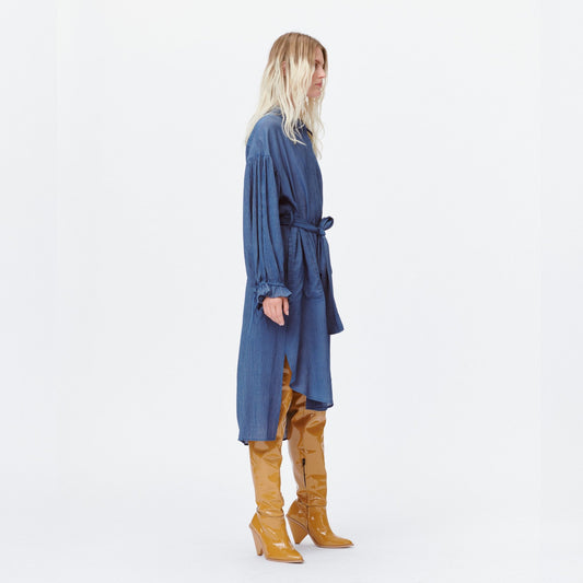 - Lynwood - Shirt Dress - Blue