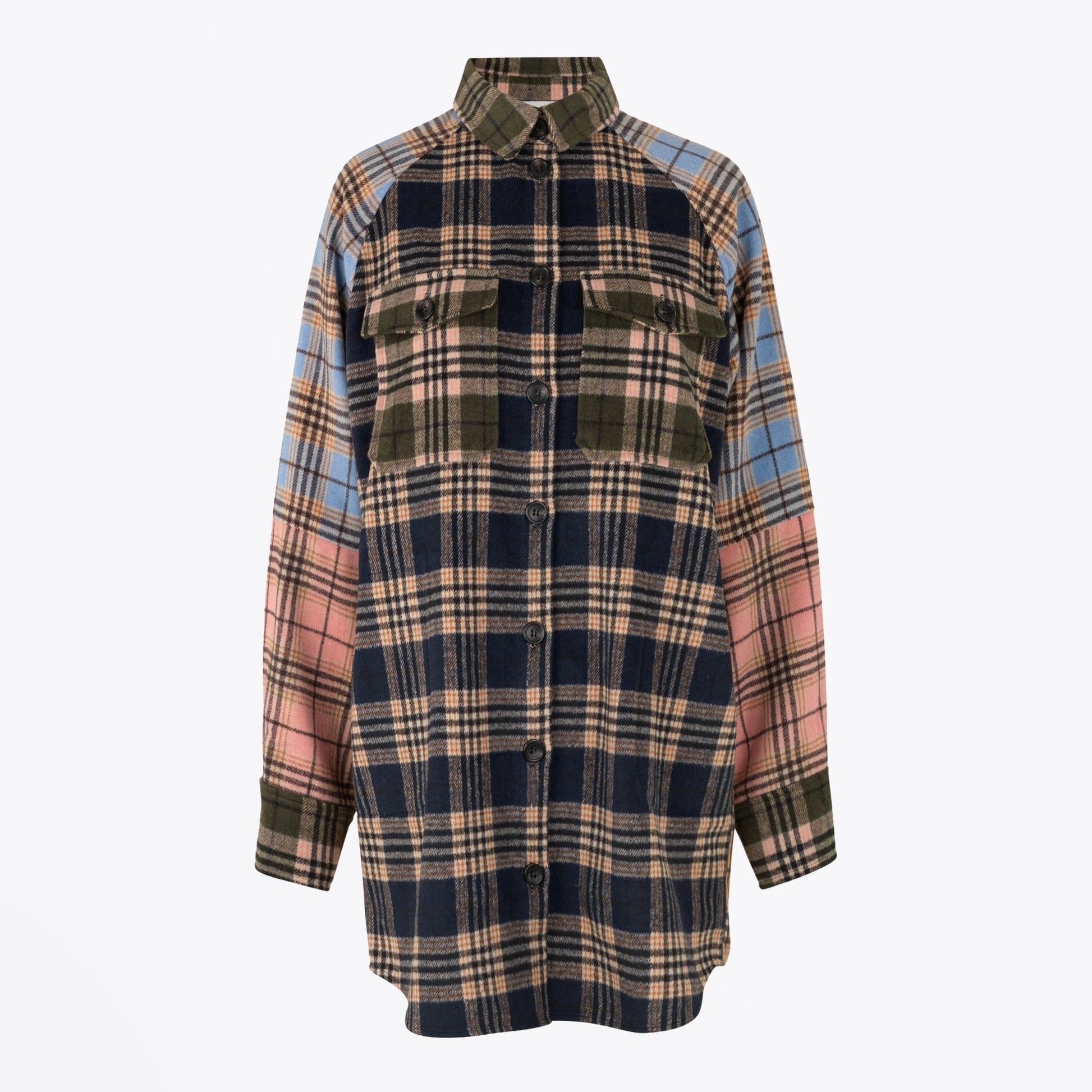 Munthe Luxor - Checked Shirt Jacket - Multi