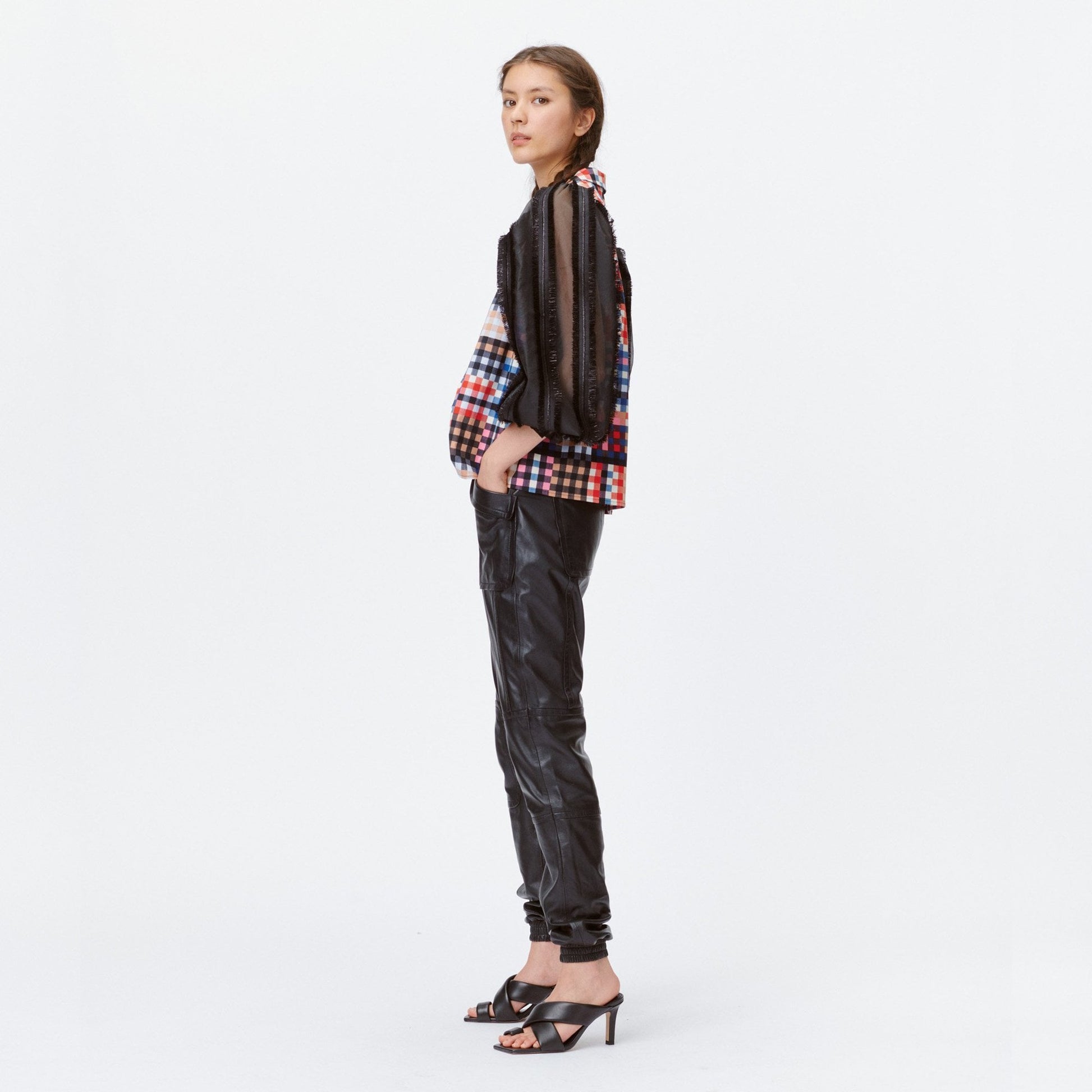 Munthe Lima - Checked Blouse - Multi/Black