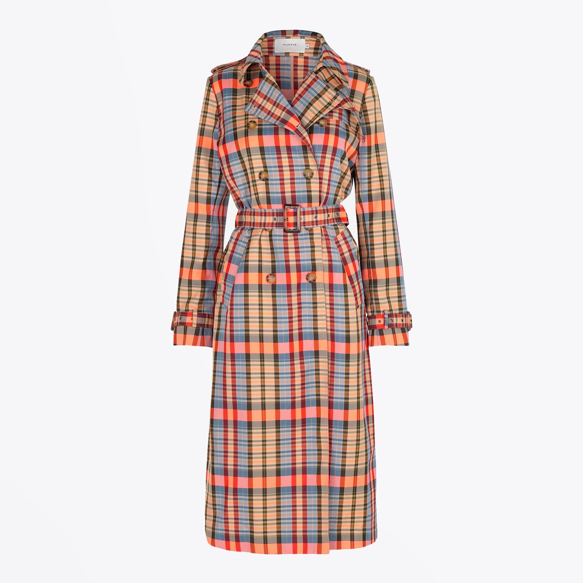 Munthe Life - Double-Breasted Trenchcoat - Multi