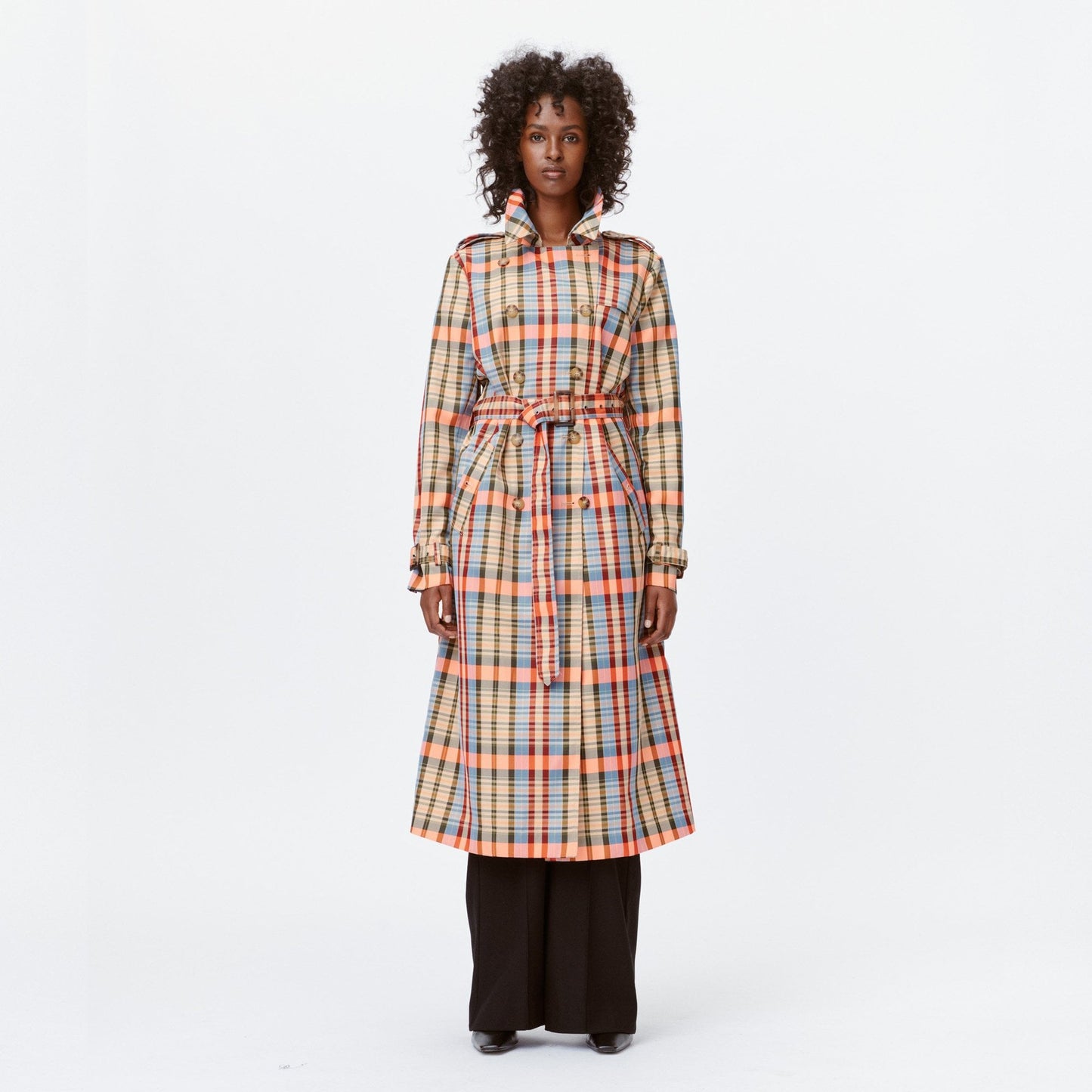 Life - Double-Breasted Trenchcoat - Multi