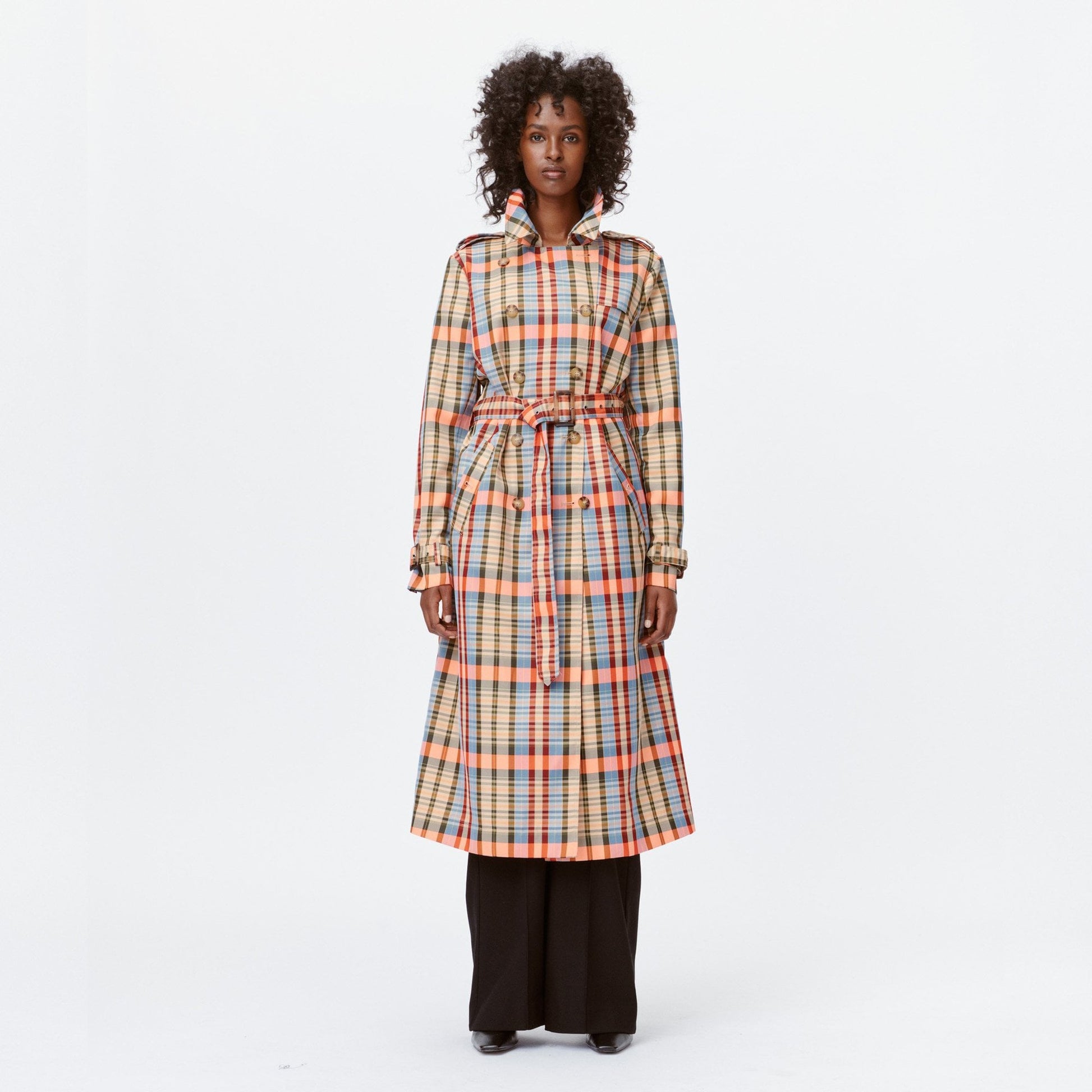 Munthe Life - Double-Breasted Trenchcoat - Multi