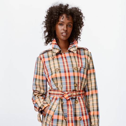 Life - Double-Breasted Trenchcoat - Multi