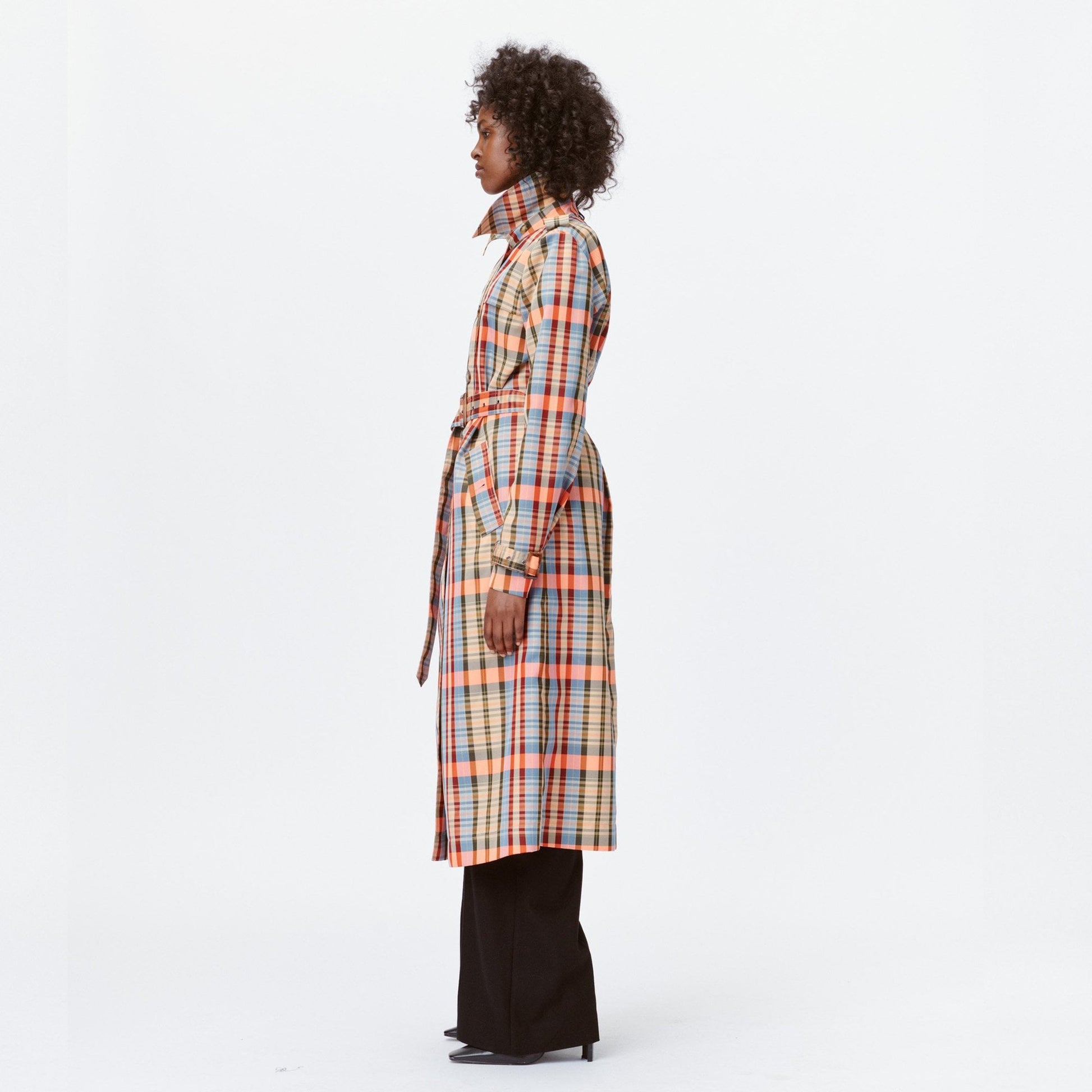 Munthe Life - Double-Breasted Trenchcoat - Multi