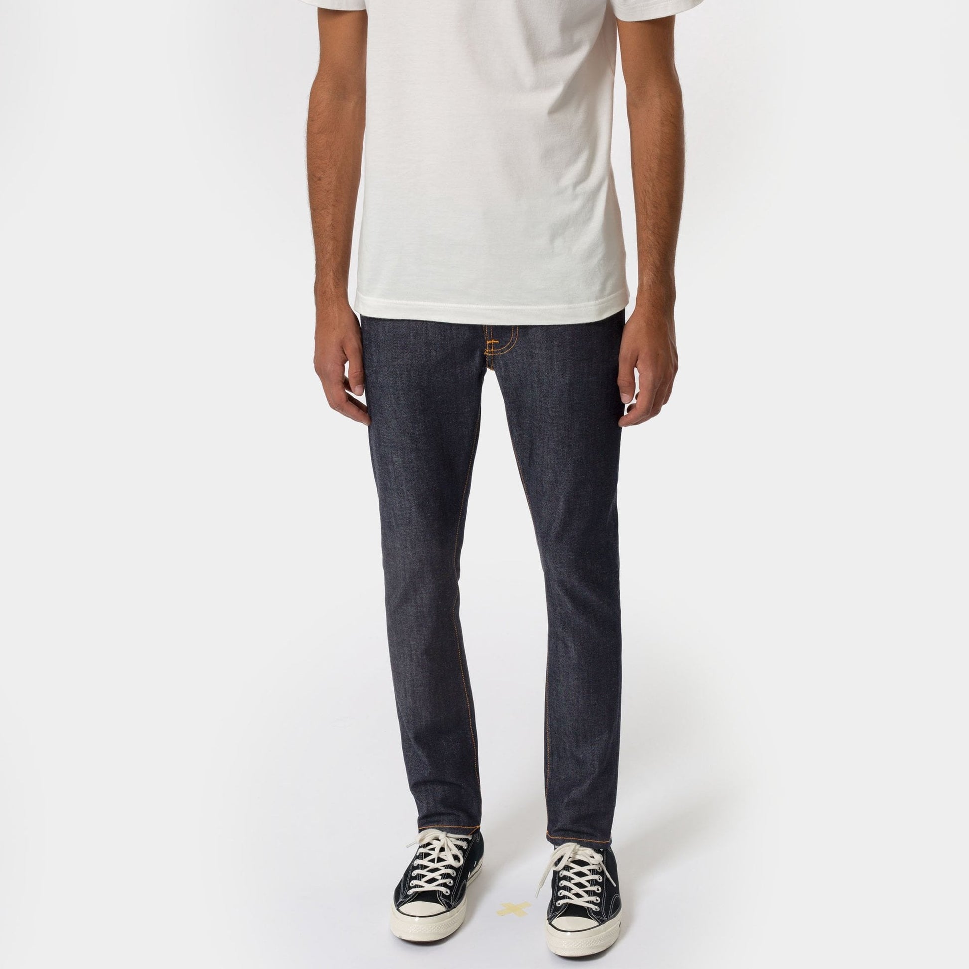 Nudie Lean Dean - Dry 16 Dips Jeans - Deep Blue