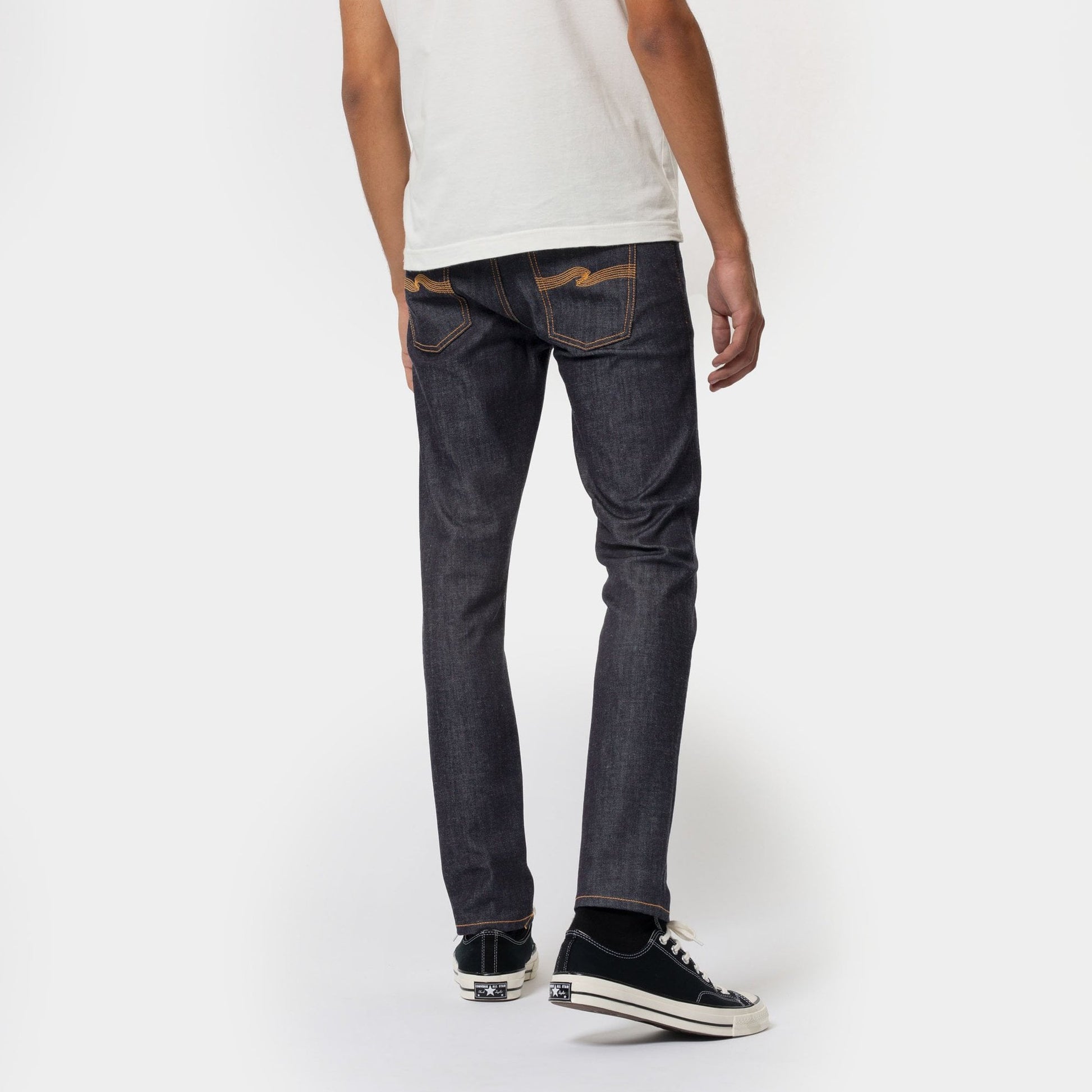 Nudie Lean Dean - Dry 16 Dips Jeans - Deep Blue