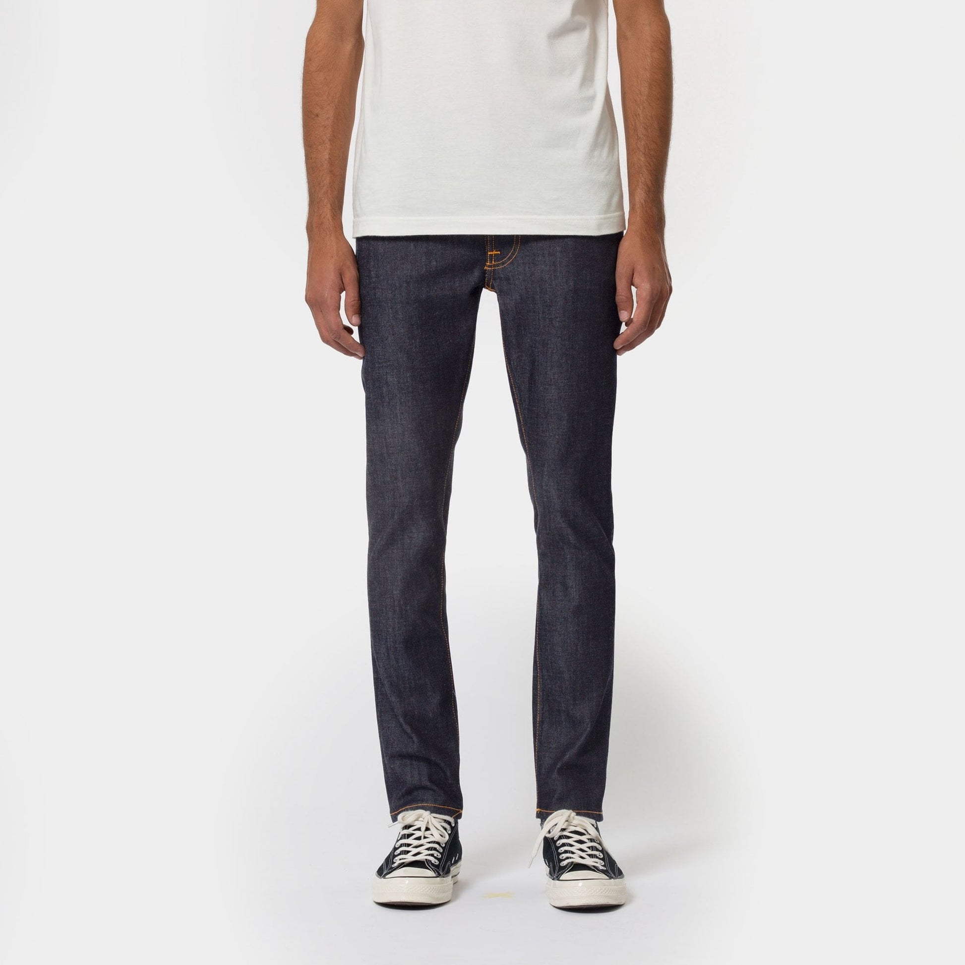 Nudie Lean Dean - Dry 16 Dips Jeans - Deep Blue