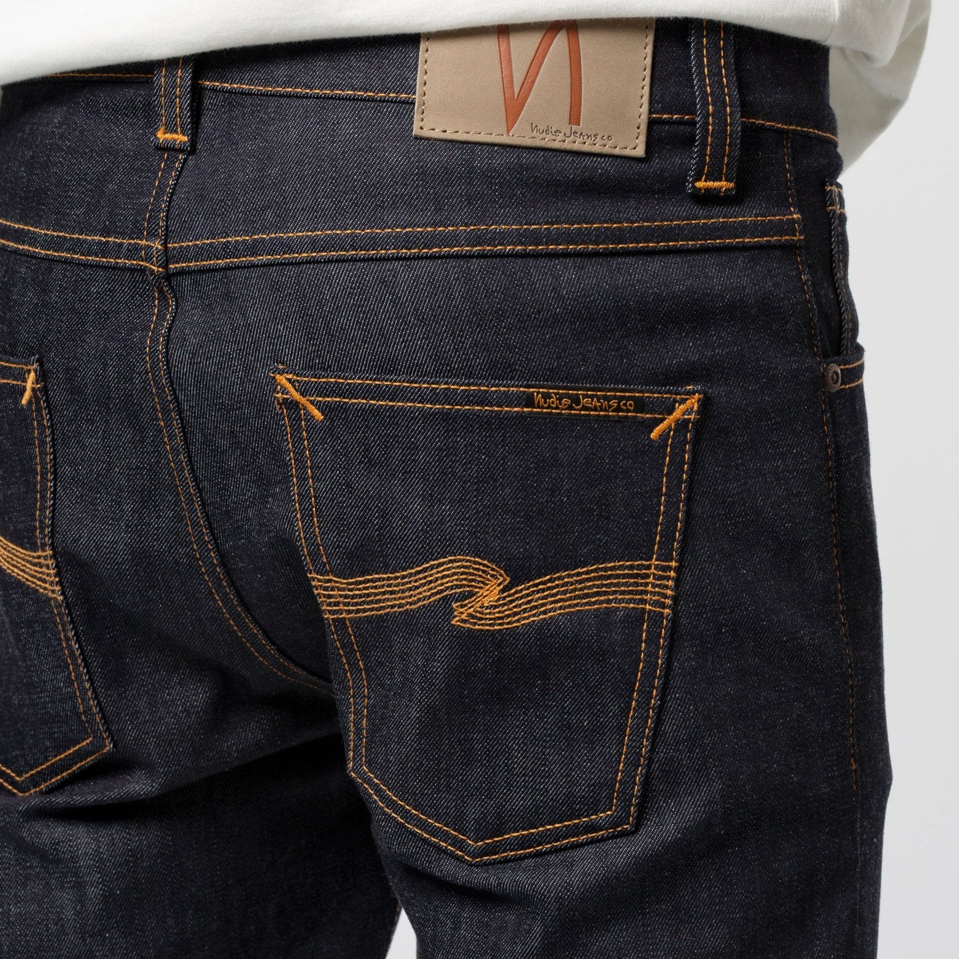 Nudie Lean Dean - Dry 16 Dips Jeans - Deep Blue